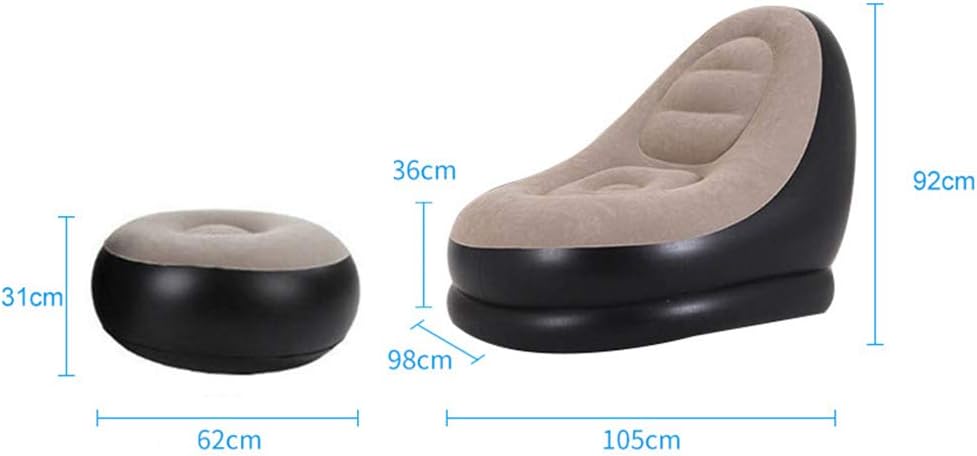 Sillon inflable + Ottoman