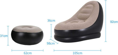 Sillon inflable + Ottoman